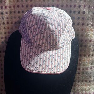 Louis Vuitton Pink Monogram Cap